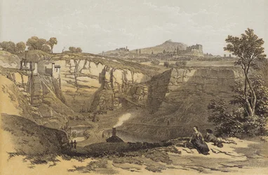 Édimbourg depuis la carrière de Craigleith