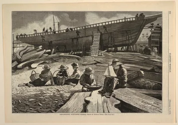 Construction navale, port de Gloucester, de Harper