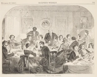 Jour de Thanksgiving – Le dîner