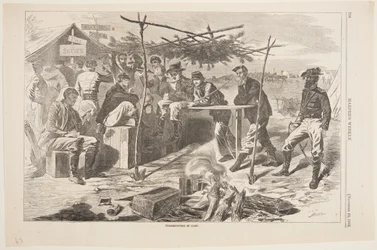 Action de grâce au camp
