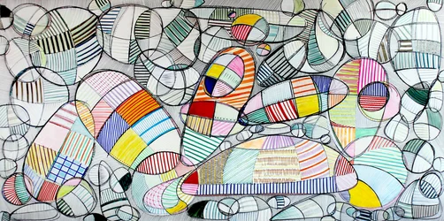 Motifs aux couleurs vives