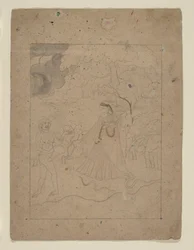 Abhisarika Nayika (Héroïne bravant la nuit)