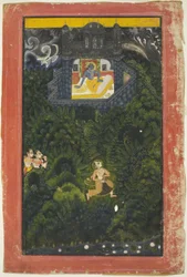 Abhisarika Nayika (Héroïne courant à la rencontre de son amant)