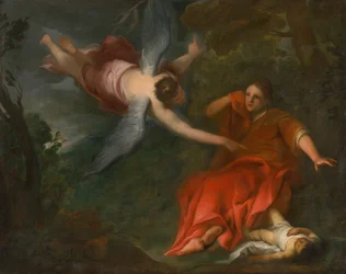 Slovaquie : motif biblique avec ange volant