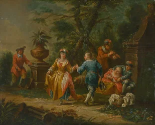 Slovaque : scène galante