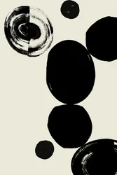 Formes noires abstraites