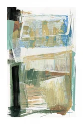 Abstrait : Couches bleu-vert