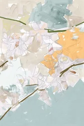 Sérénité florale abstraite