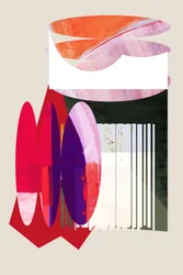 Collage géométrique abstrait