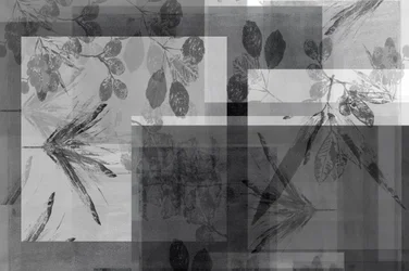 Feuillage gris abstrait