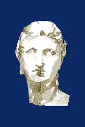 Buste antique en or