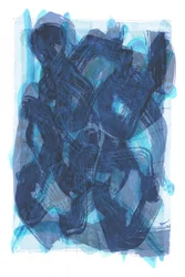 Abstrait « Blue Fluid »