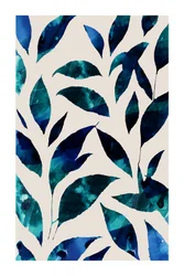 Feuilles bleu-vert