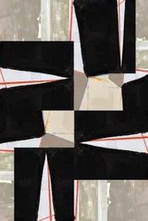 Abstrait géométrique audacieux