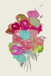 Bouquet abstrait coloré