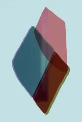 Superposition abstraite colorée