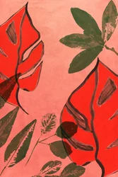 Feuilles de corail tropical