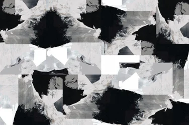 Abstrait noir et blanc dynamique