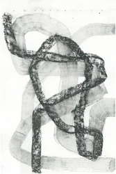 Lignes sombres entrelacées