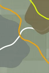 Abstraction fluide et sobre