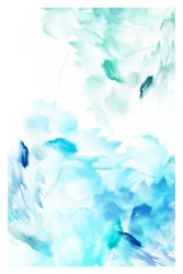 Sérénité bleu sarcelle fluide