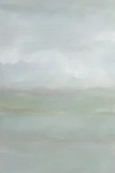 Horizon vert brumeux