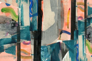 Collage abstrait moderne