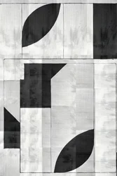 Monochrome géométrique moderne