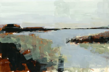Paysage abstrait aux tons discrets