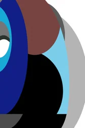 Formes bleues qui se chevauchent