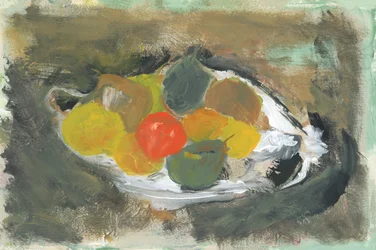 Corbeille à fruits rustique
