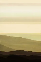 Paysage serein en couches