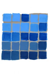 Grille « Nuances de bleu »