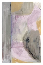 Abstrait « Lavande et Or »