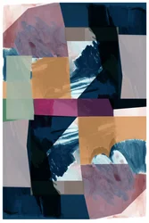 Composition abstraite pleine de vie
