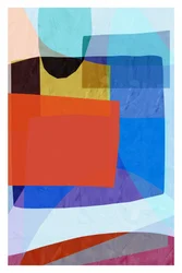 Formes superposées aux couleurs vives