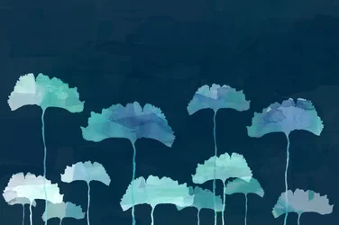 Ginkgo bleu à l