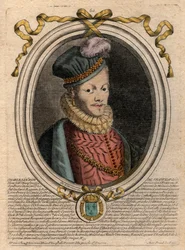 Portrait de Louis XII (1462-1515), Roi de France - gravure de 