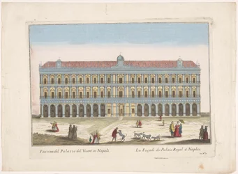 Vue du Palazzo Reale à Naples