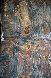 Scènes de la vie de Jésus, voûte peinte par Pagomenos dans l