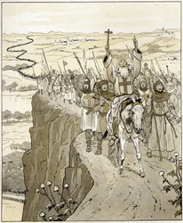 Dieu le veut. Paroles de la foule qui suivait Pierre l