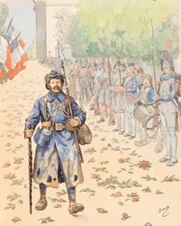 Le triomphe du poilu (allégorie de l