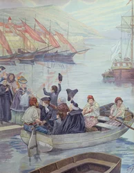Le jeune Napoléon quitte la Corse pour étudier sur le continent