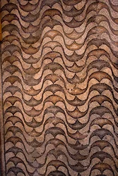 Détail de décoration de sol (mosaïque)